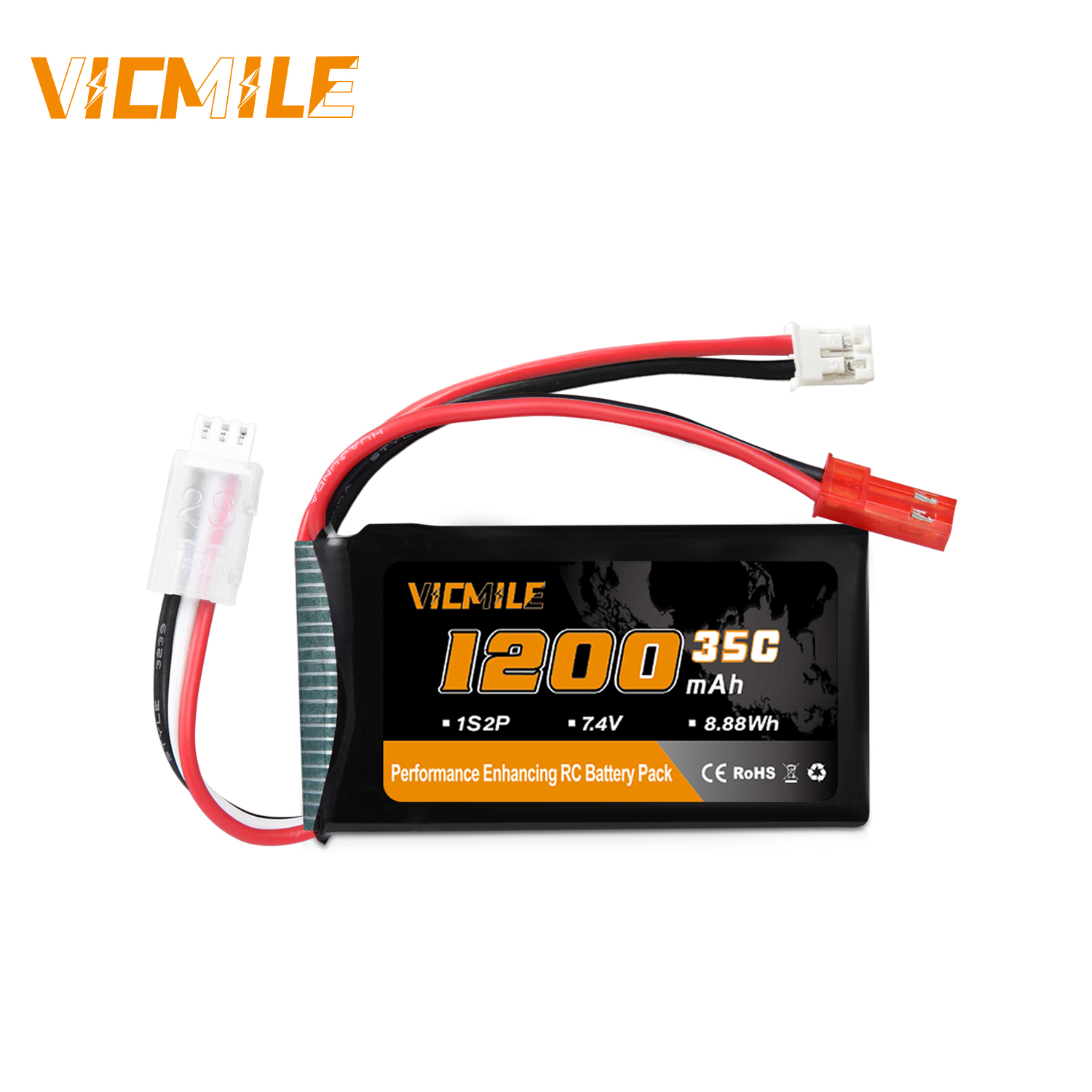 Impact Driver Cordless - VICMILE SCX24 Battery 7.4V 1200mAh Lipo
