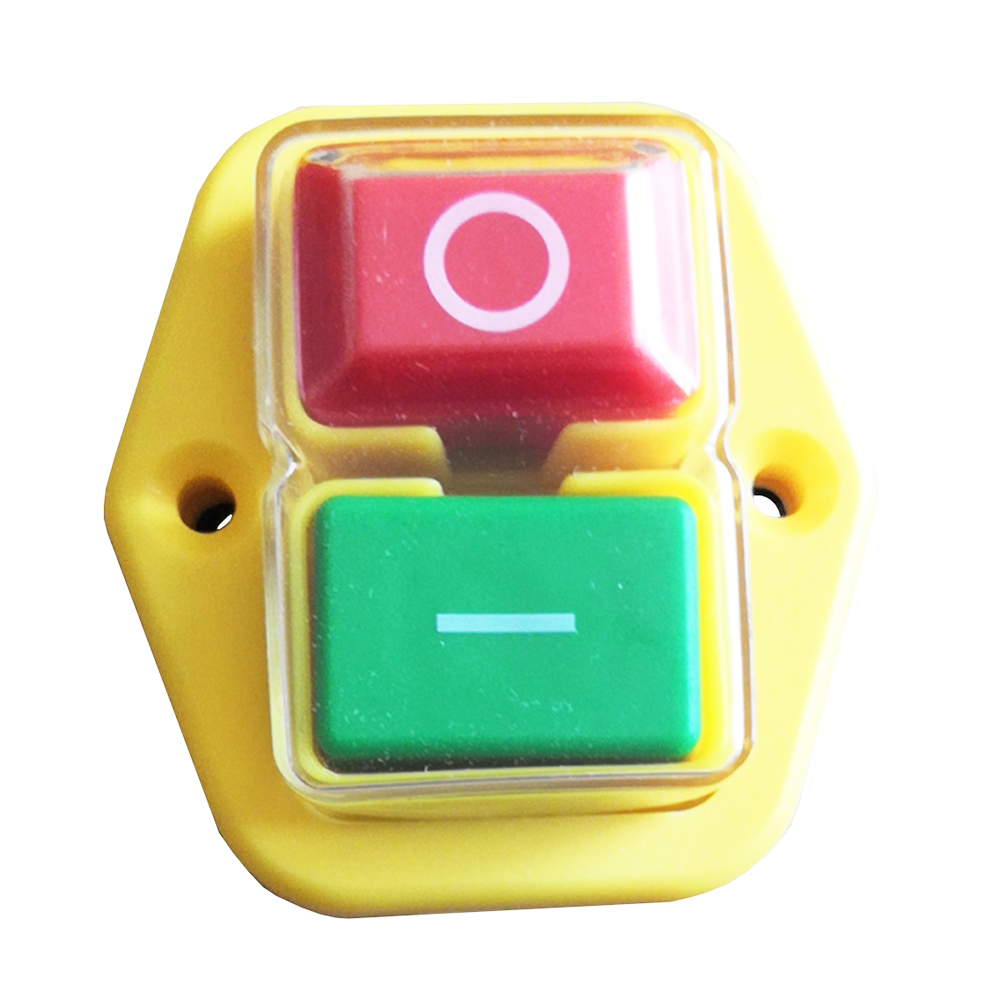 Power Tools Yellow - KEDU KJD17B Waterproof Electromagnetic Pushbutton Switches