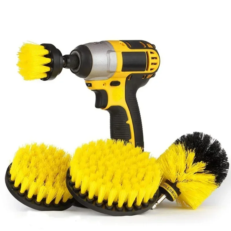 Power Tools Yellow - Electric Cleaning Brush Drill Brush Head