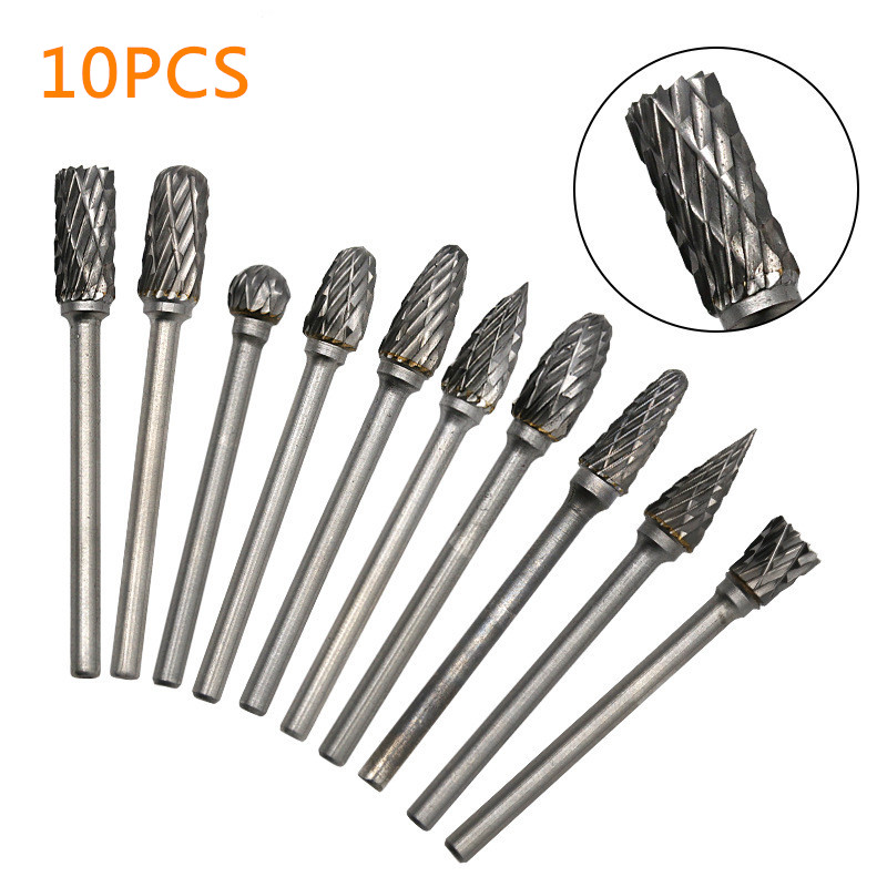 Power Tools Kobalt - Rotary Carbide Burr Set 1/8