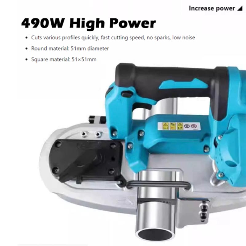 Power Tools Hand Held - 490W Portable Brushless Band Saw Wireless
