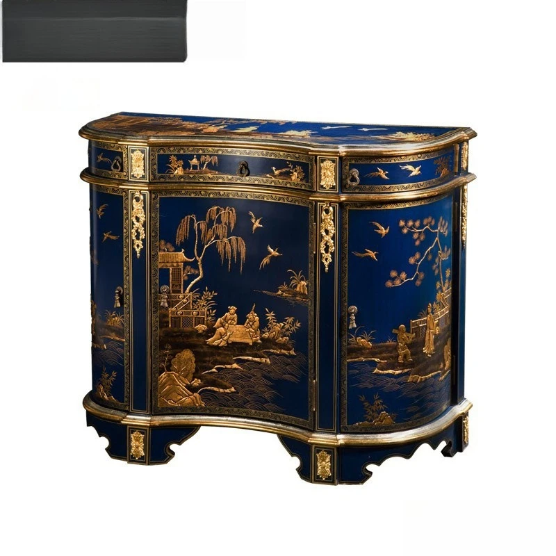 Power Tools And Names - European Chinese style retro navy blue