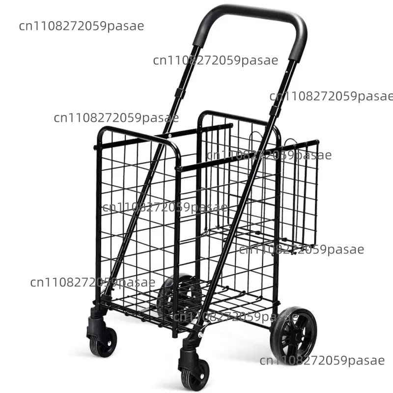 Power Tools Mall - DB Adjustable Handle Folding Shopping Basket