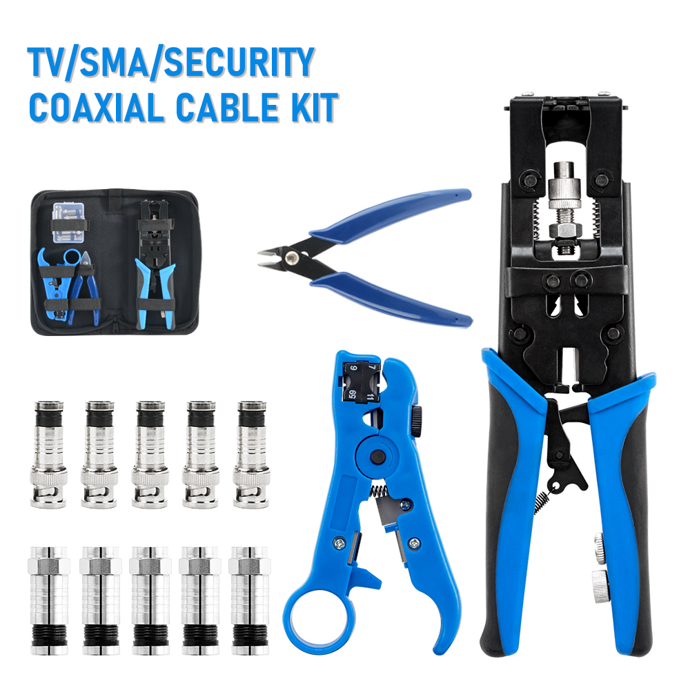 Power Tools America - CCTV Camera Installation Tool Set Compression