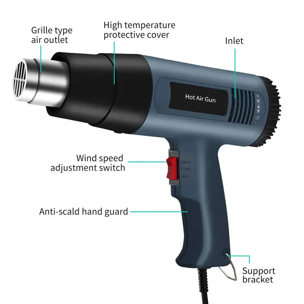 Heat Gun Variable - Hot Air Gun Heat Gun 2000W