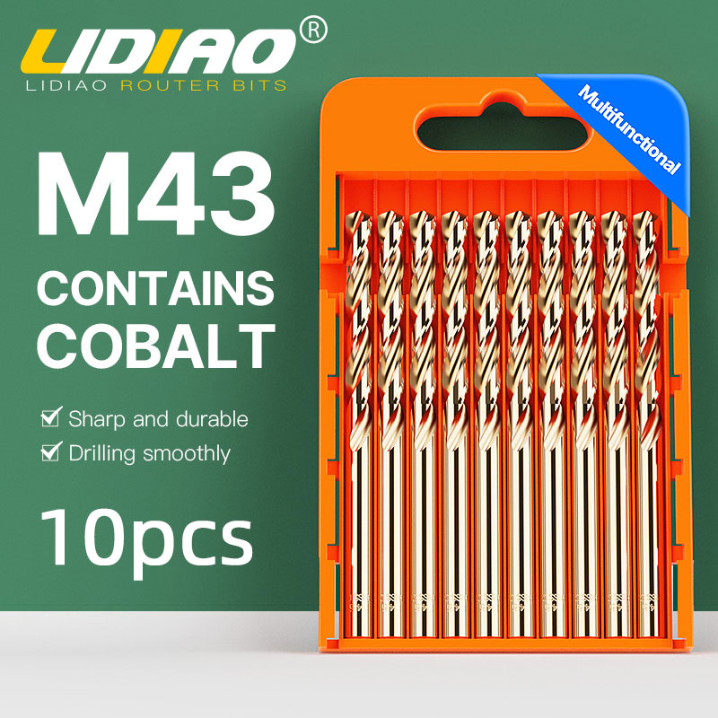 Power Tools Kobalt - LIDIAO 5/10pcs M43 Cobalt Drill Bit