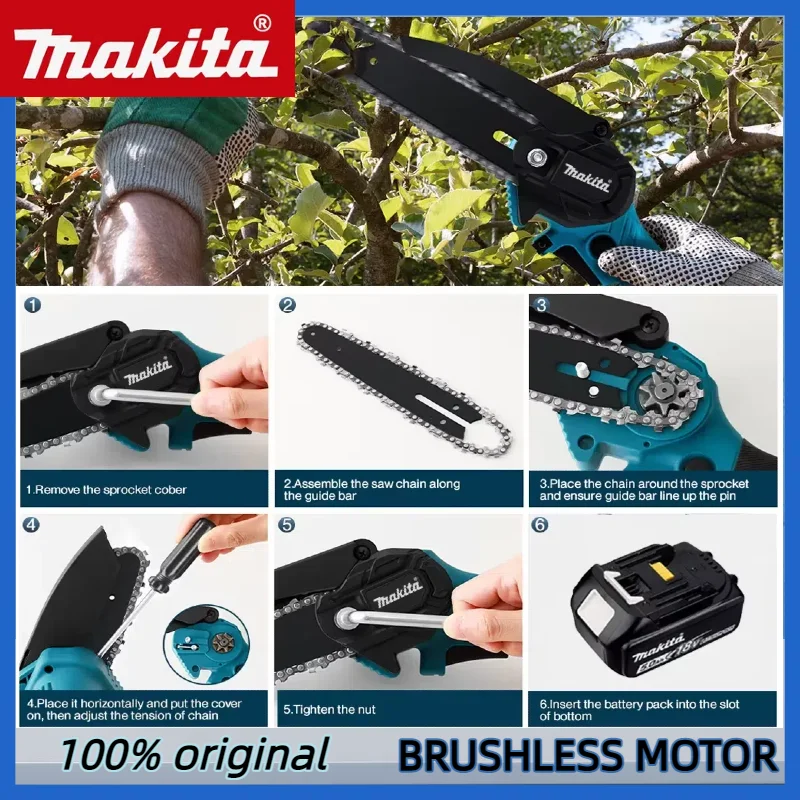 Makita 6 Inch Chain Saw 18V El - огляд і ціна Power Tools Hand Held