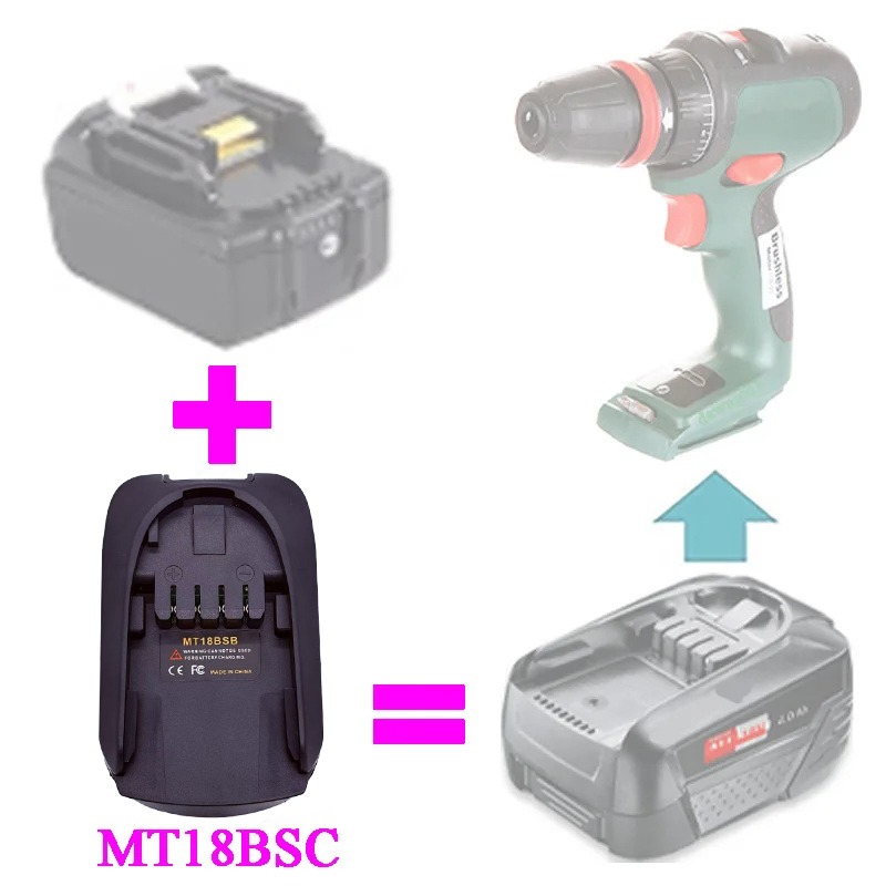 ALASICKA MT18BSB Battery Adapt - огляд і ціна Power Tools Battery Adapter