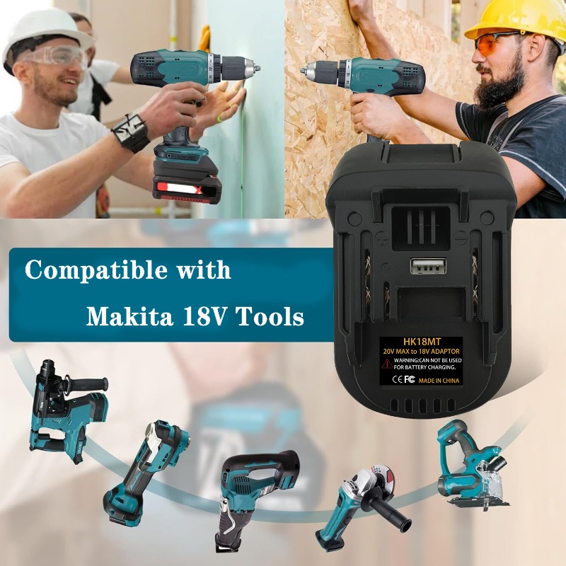 ALASICKA Battery Adapter HK18M - огляд і ціна Power Tools Battery Adapter