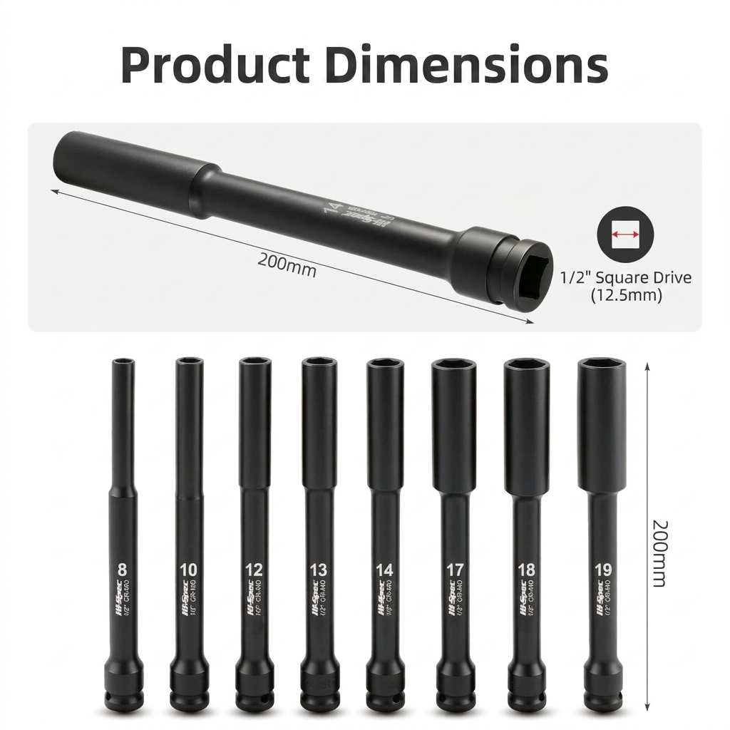 1/2 Inch Drive Extra Long Impa - огляд і ціна Power Tools Pneumatic