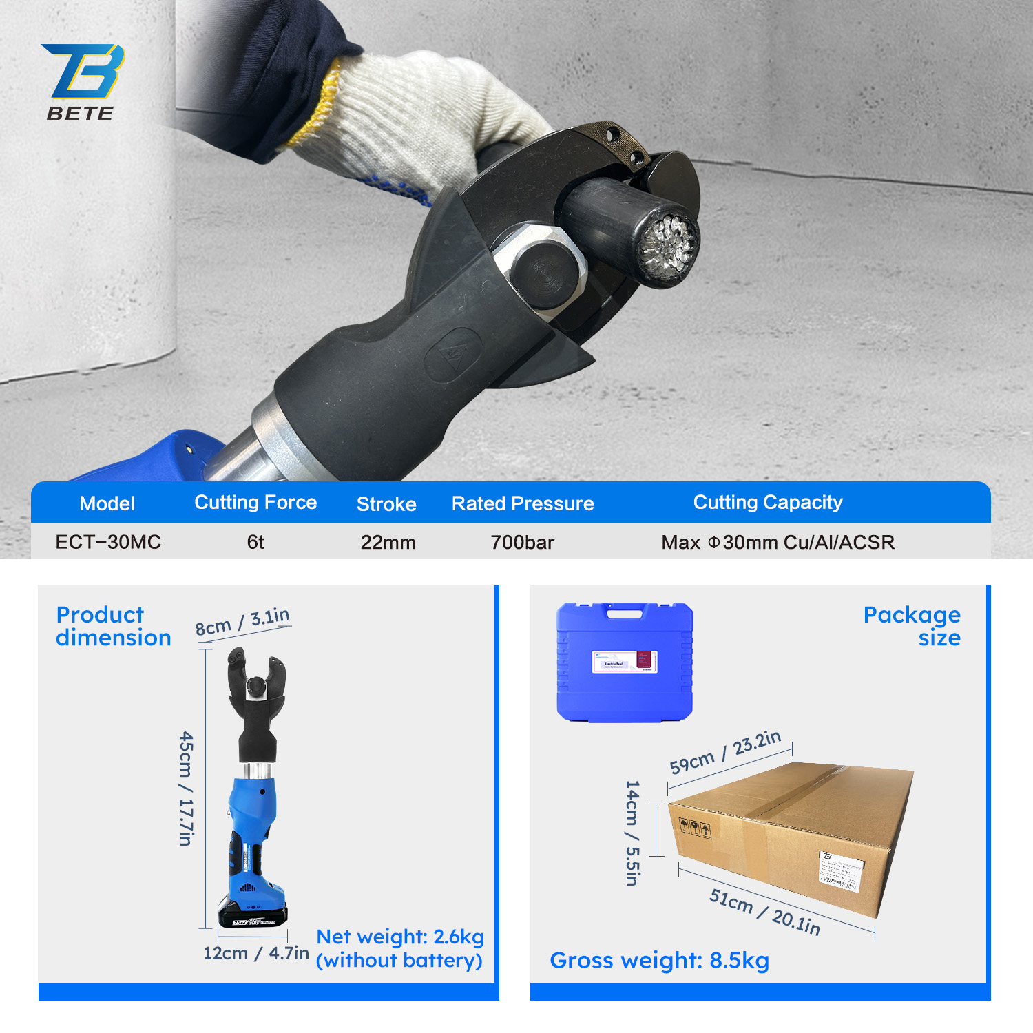 ECT-30MC Mini 6T Stoke 22MM Mi - огляд і ціна Power Tools In Electrical