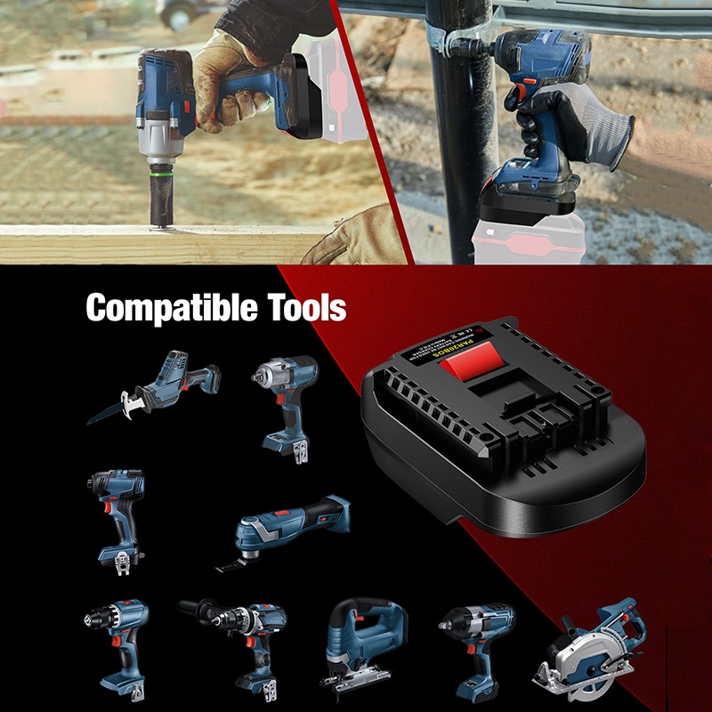 HAKSINKY PAR20BOS Power Tool B - огляд і ціна Power Tools Battery Adapter