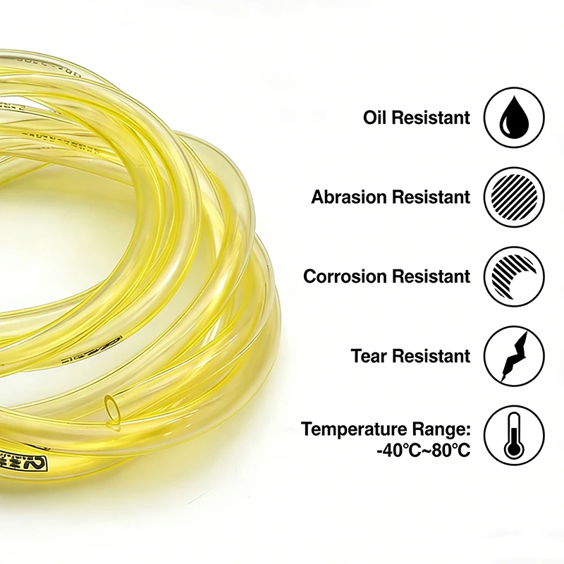 50cm/1/2/3M Yellow TPU Fuel Ga - огляд і ціна Power Tools Yellow