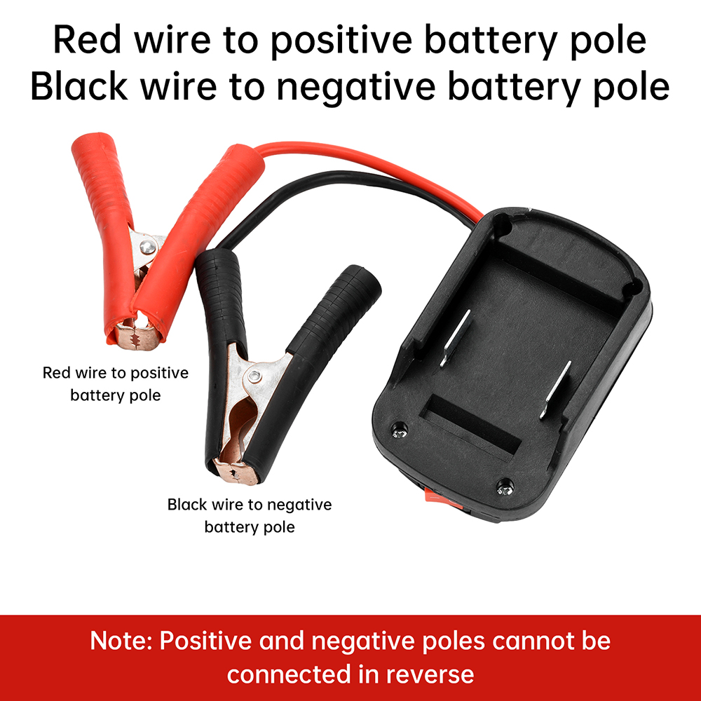 Car Lithium Battery Converter  - огляд і ціна Power Tools Battery Adapter