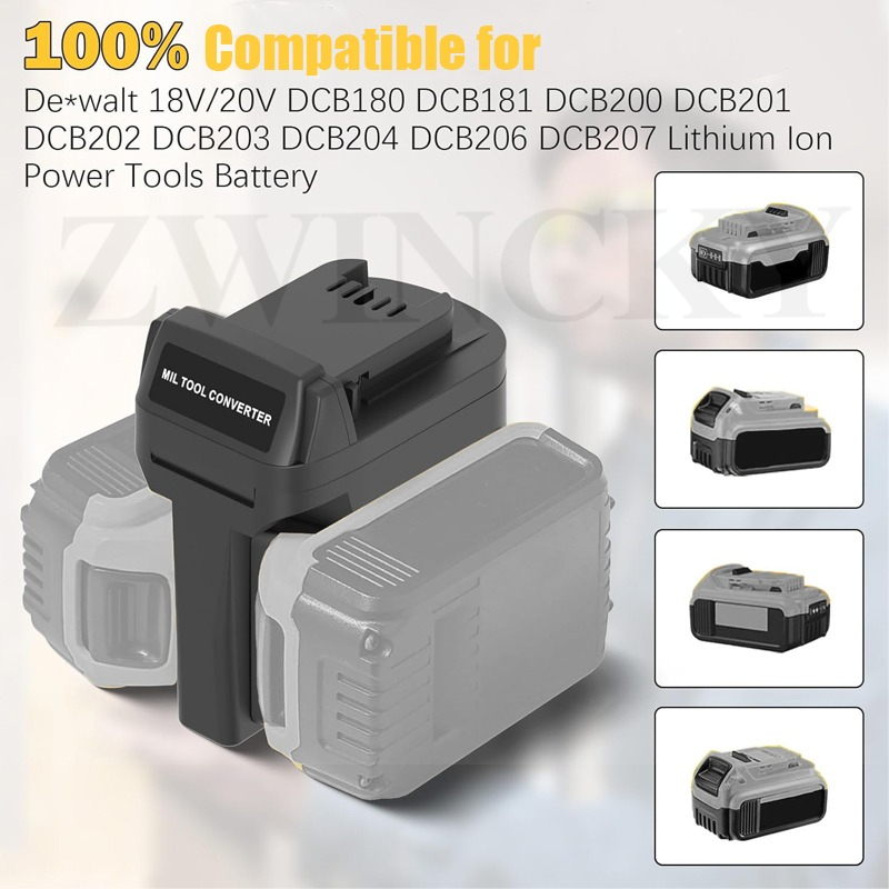 ZWINCKY Battery Adapter for De - огляд і ціна Power Tools Battery Adapter