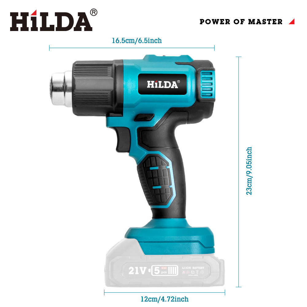 HILDA Handheld Hot Air Gun Adj - огляд і ціна Heat Gun Variable