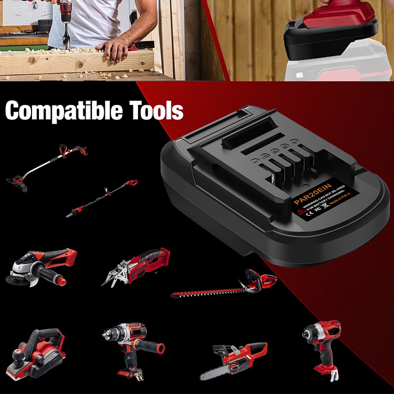 HAKSINKY PAR20EIN Power Tool B - огляд і ціна Power Tools Battery Adapter