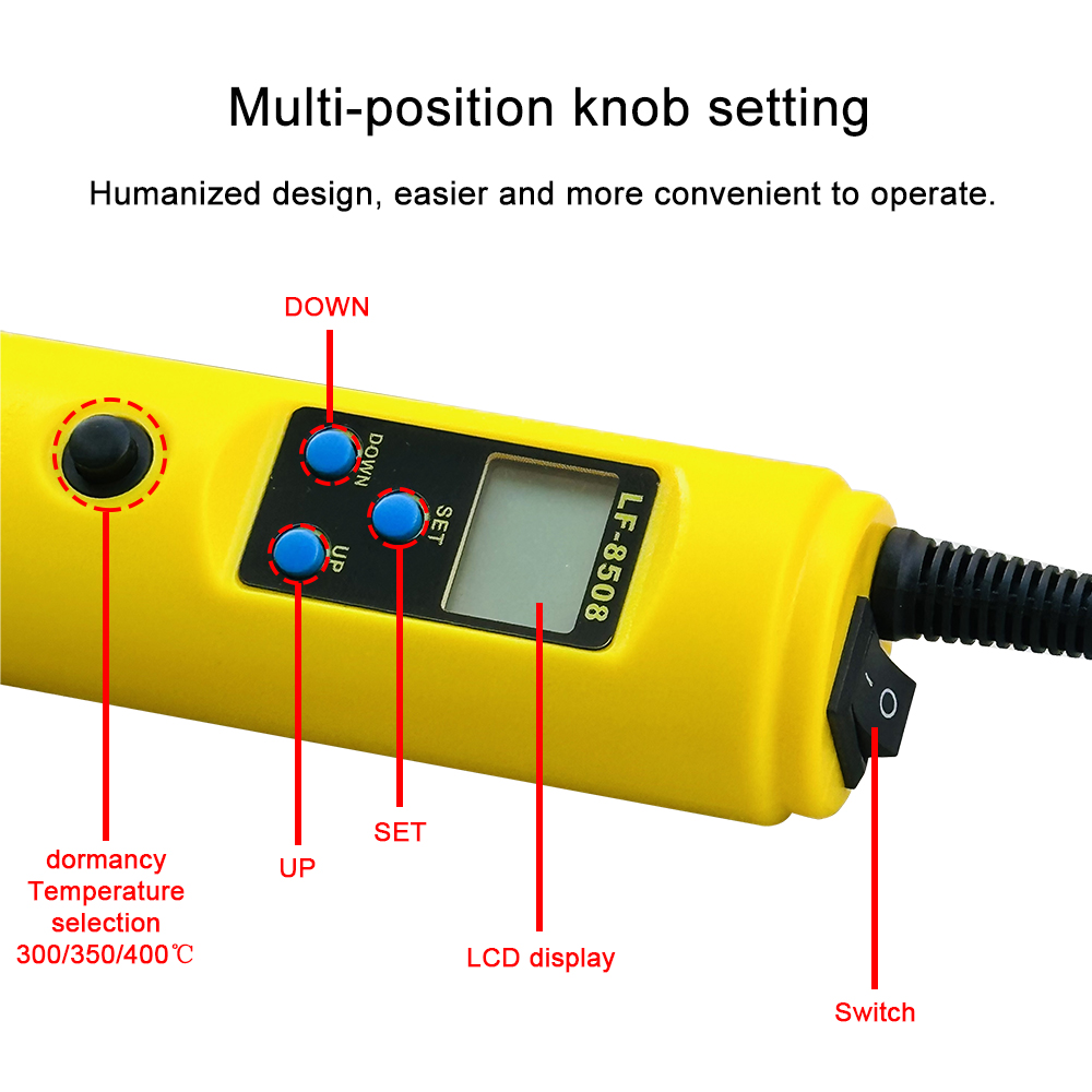LCD Digital Heat Hot Air Gun D - огляд і ціна Heat Gun Variable