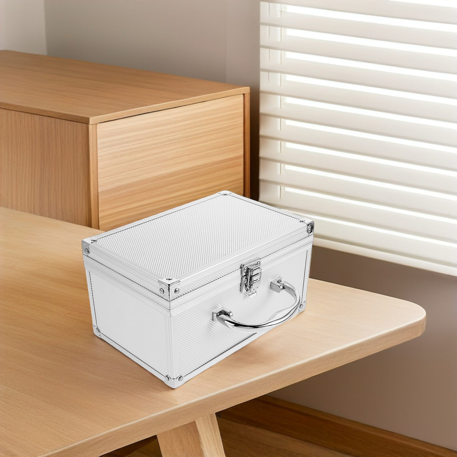 Aluminum Alloy Toolbox Portabl - огляд і ціна Power Tools Organizer Diy