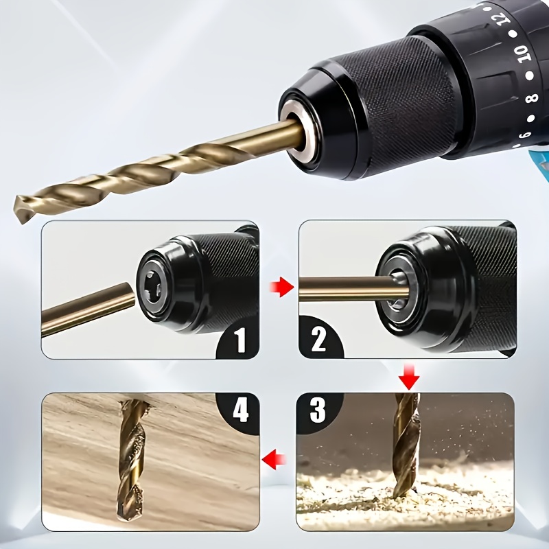 10Pcs 5mm M35 Cobalt Drill Bit - огляд і ціна Power Tools Kobalt