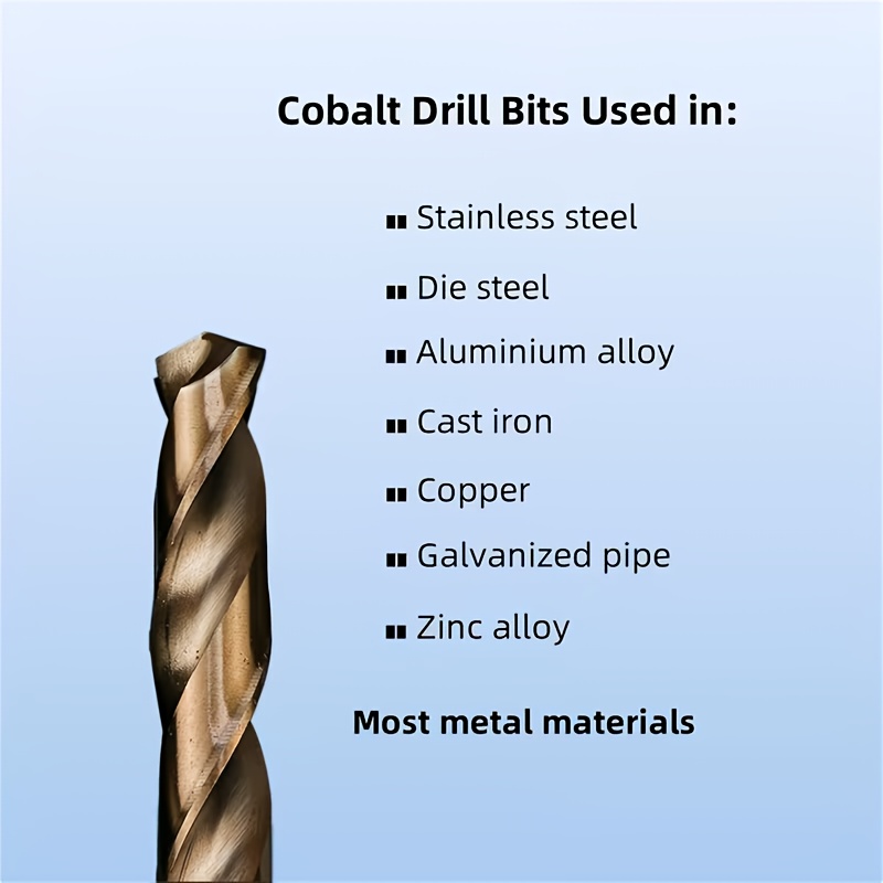 10Pcs 5mm M35 Cobalt Drill Bit - огляд і ціна Power Tools Kobalt
