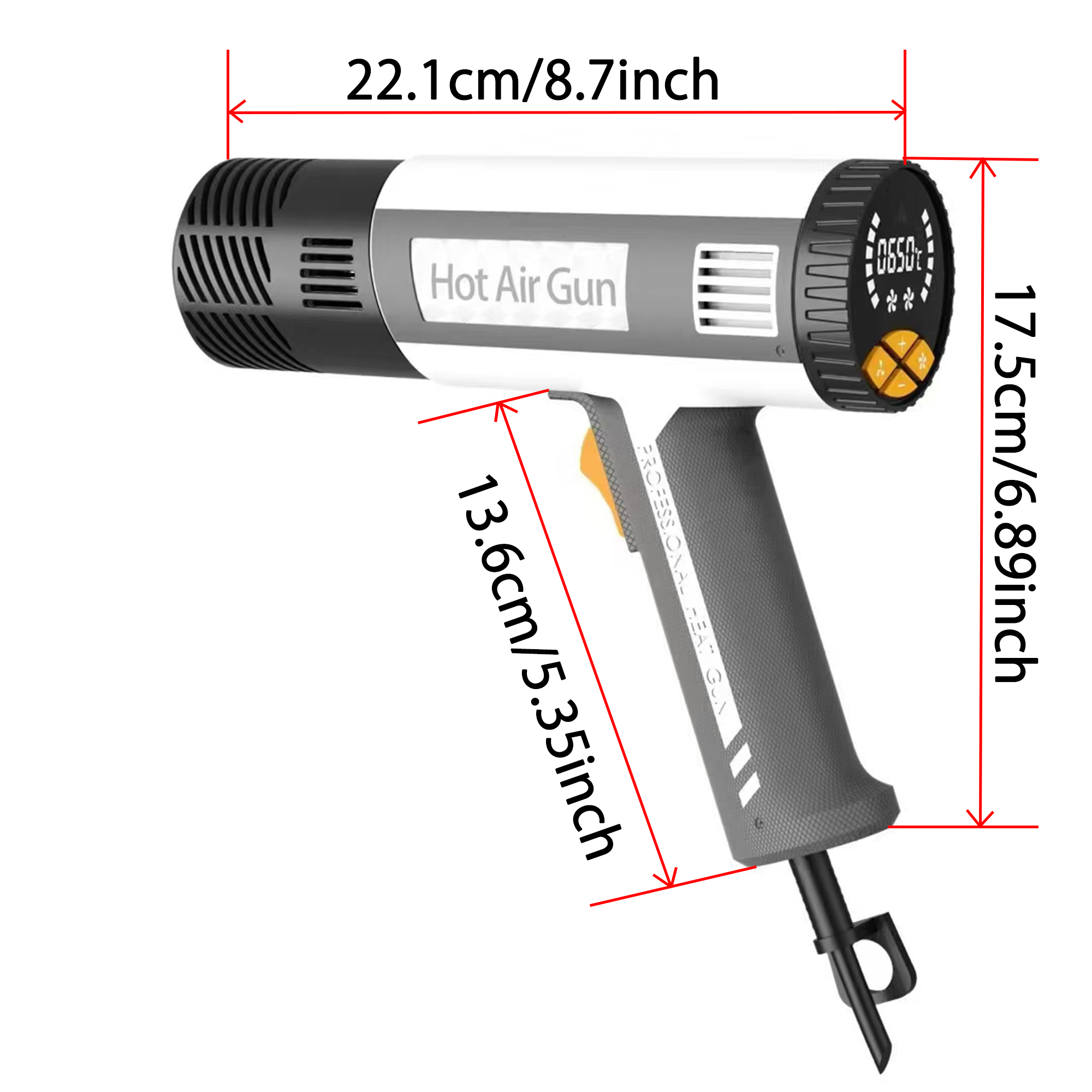 Heat Gun 60℃- 650℃ Fast Heatin - огляд і ціна Heat Gun Variable