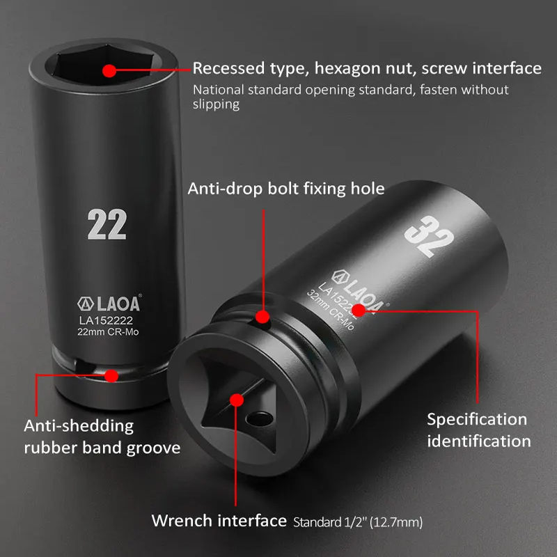 LAOA  1/2 inch Head Used on Ra - огляд і ціна Power Tools Pneumatic