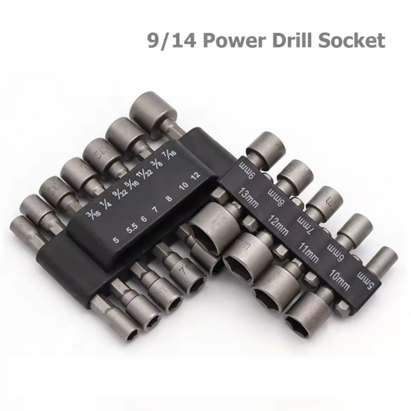 9/14Pcs Set Socket Wrench Powe - огляд і ціна Power Tools Pneumatic