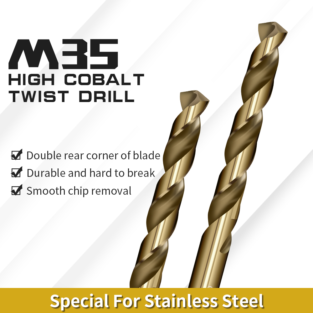 0.5-13mm HSS M35 Twist Drill B - огляд і ціна Power Tools Kobalt