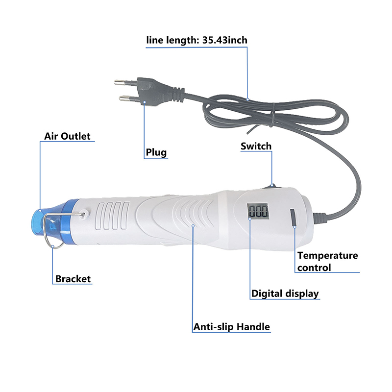 220V HEAT GUN Hot Air Gun Elec - огляд і ціна Heat Gun Variable