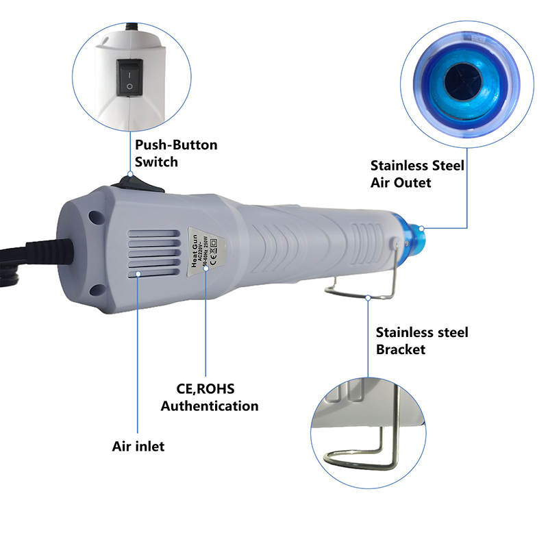 220V HEAT GUN Hot Air Gun Elec - огляд і ціна Heat Gun Variable