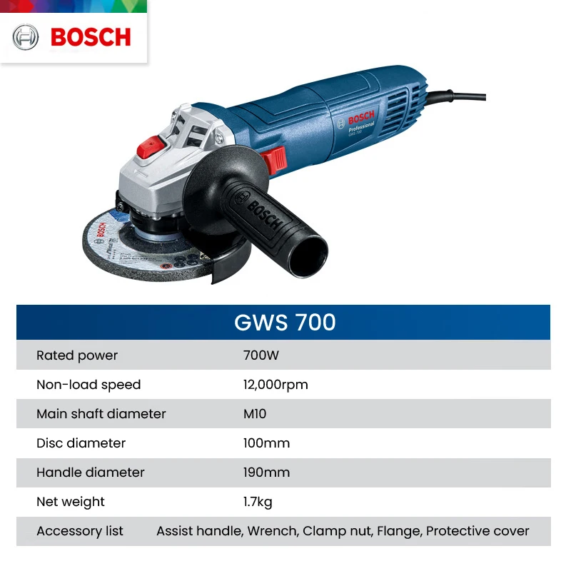 Bosch GWS700 Electric Angle Gr - огляд і ціна Power Tools Hand Held