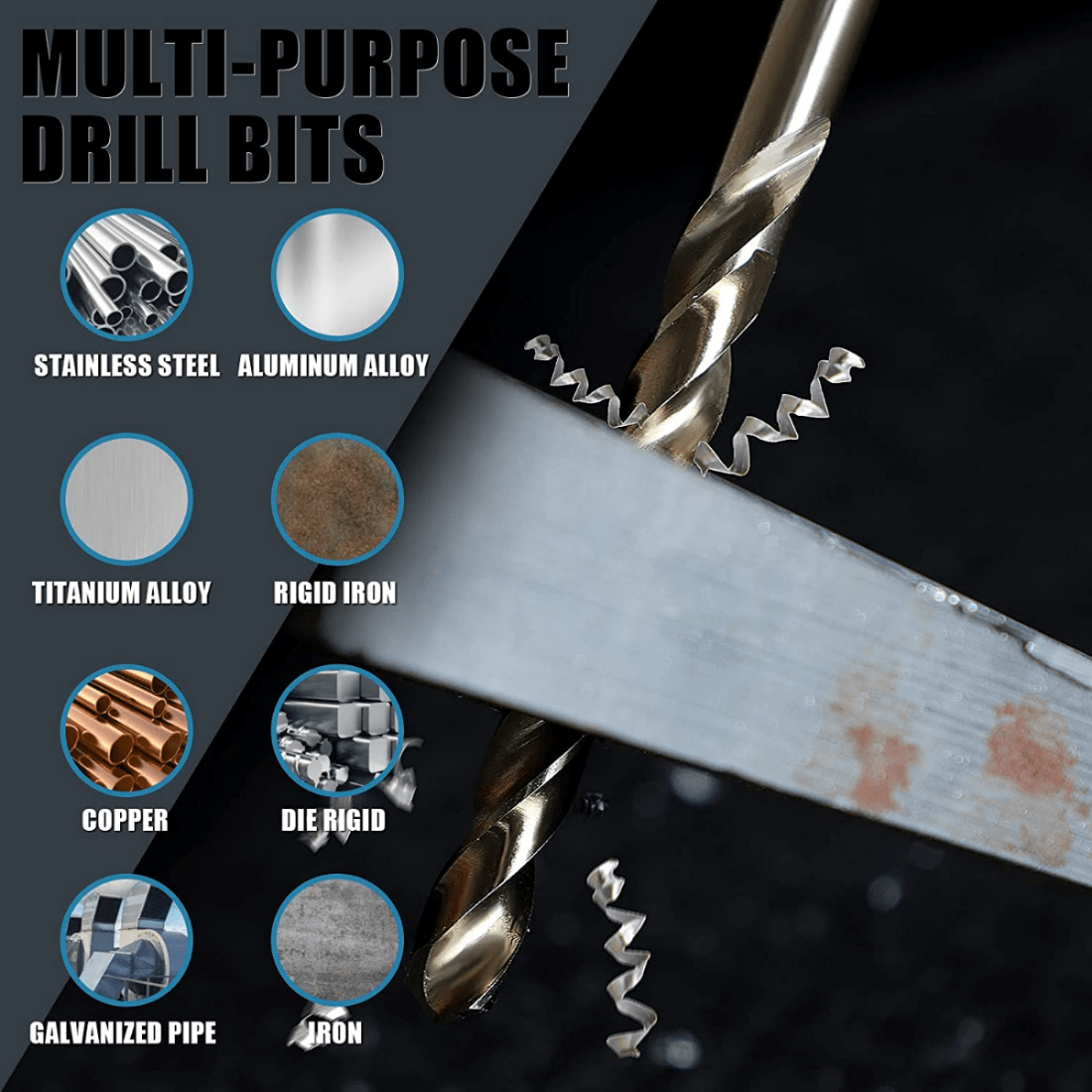 M35 5% Cobalt Metric Drill Bit - огляд і ціна Power Tools Kobalt